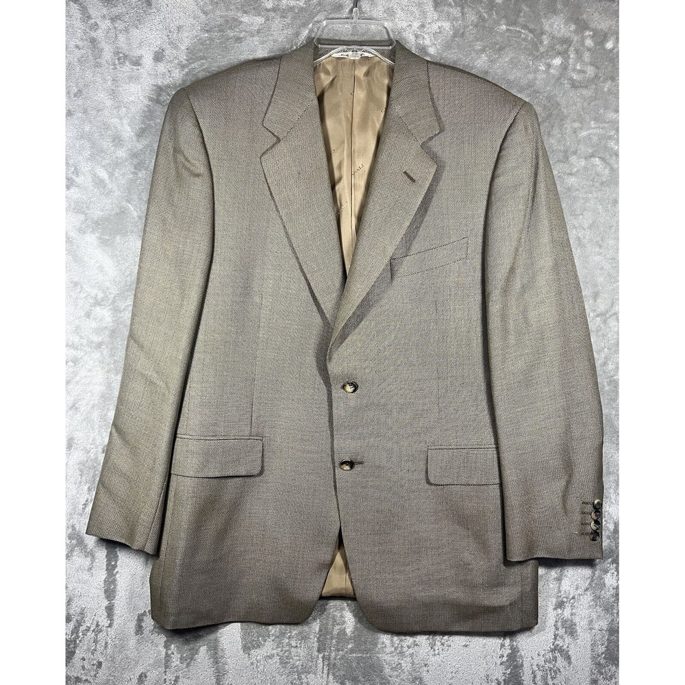 Canali Men's Cedric's Blazer Luxury Italy exclusive 52 R Silk Cashmere 55%‎ Wool